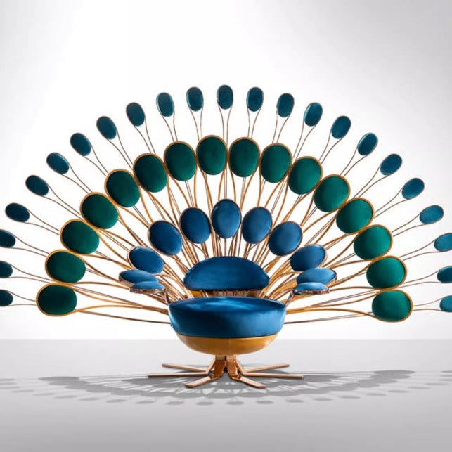 Peacock Queen Chair