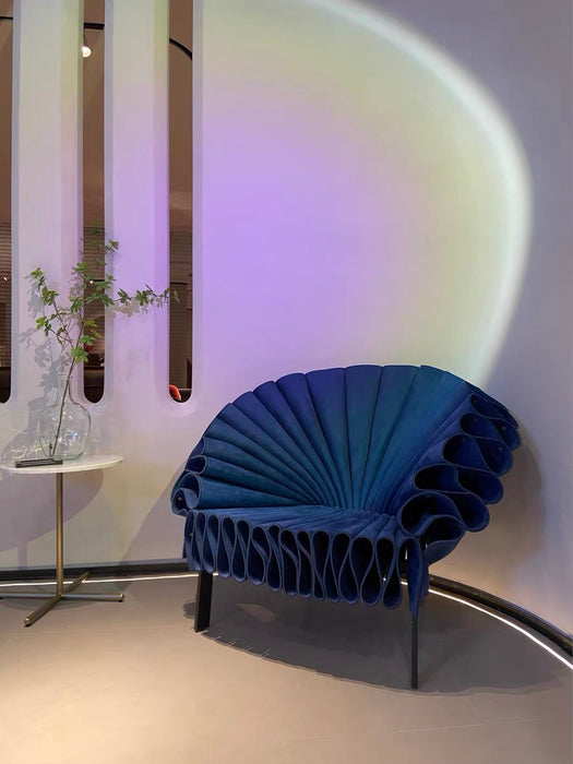 Scandinavian Minimalist Peacock Lounge Chair