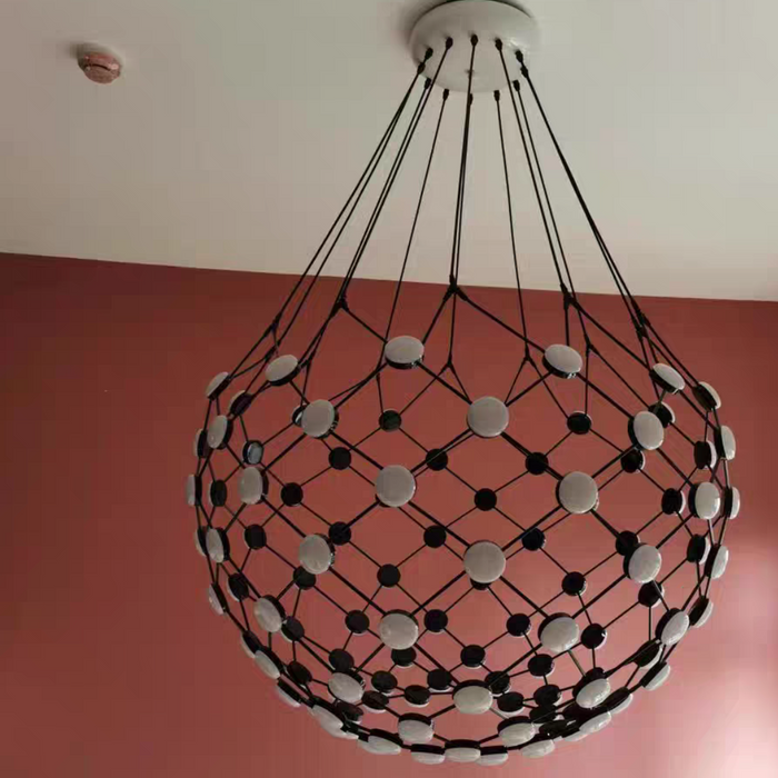 Modern Basket Chandelier for Living/Dining Room