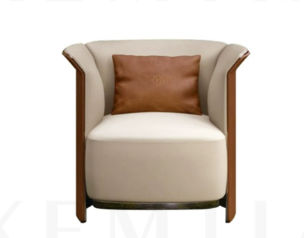 Italian Light Luxury 1/2/3/4 Seater Leather Sofa