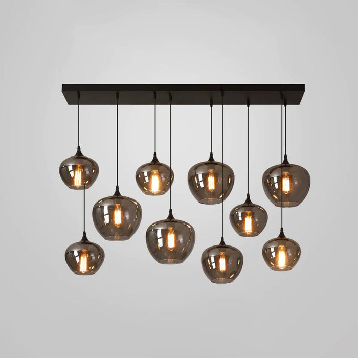 Lampada moderna in vetro, modelli di design, lampadario scandinavo per caffè/sala da pranzo/bar/tavolo