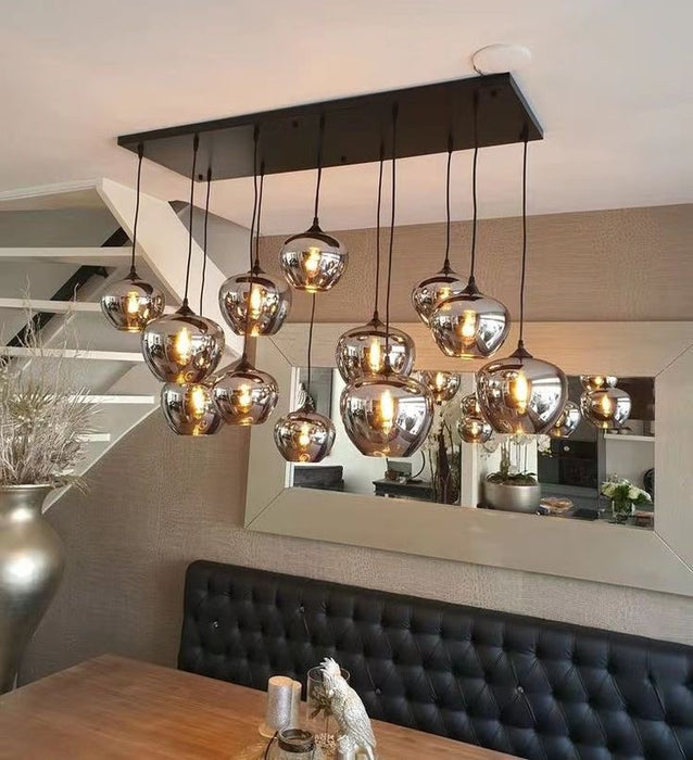 Lámpara De Vidrio Moderna Modelos De Diseño Café/Comedor Bar/Mesa Lámpara De Araña Escandinava Estilo B