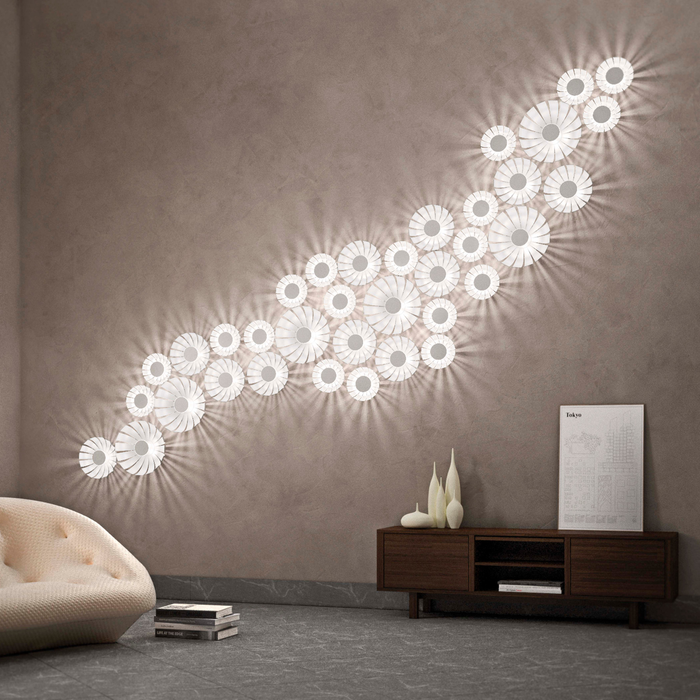 Artistic Sunburst Disc Decorative Wall Sconce