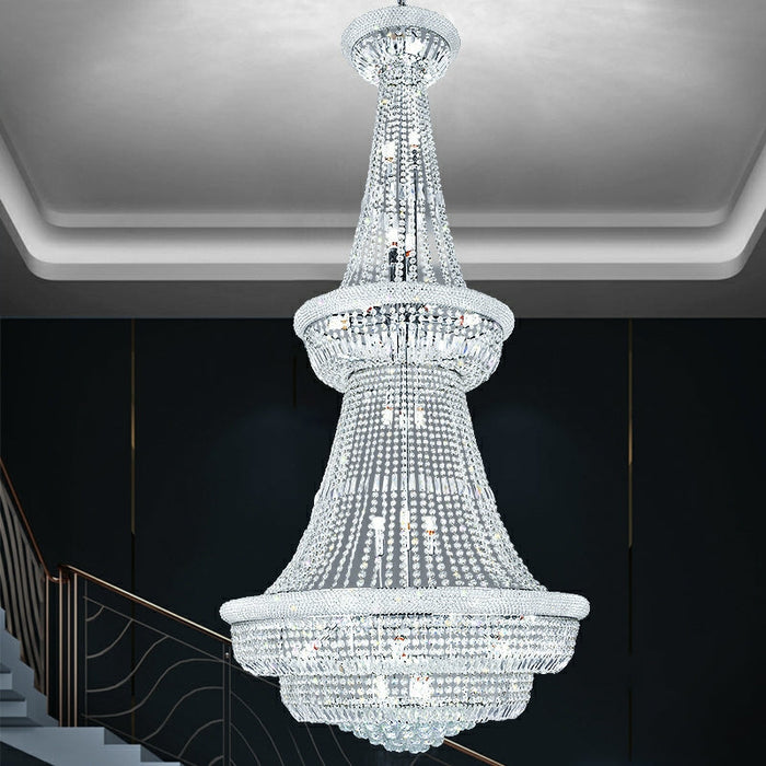 Extra Large Empire Style Crystal Chandelier for Foyer/Entryway/Staircase