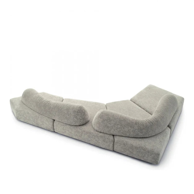Modern 2/3/4 Modules Curved Rock Corner Sofa