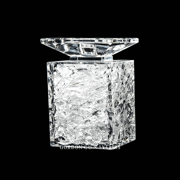 LYFAIRS x GORDON GU Glacier Crystal Cube Candlestick Collection