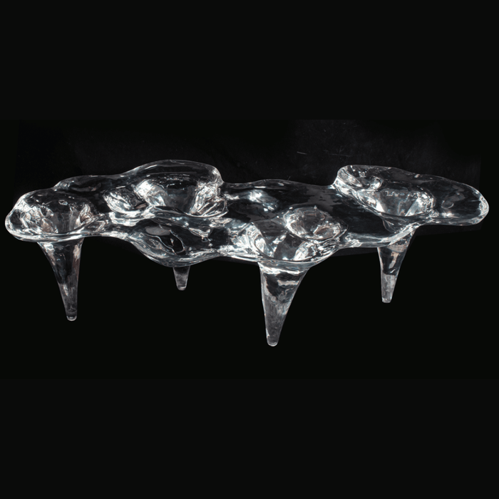 LYFAIRS x GORDON GU Stalactite Irregular Amber Crystal Coffee Table