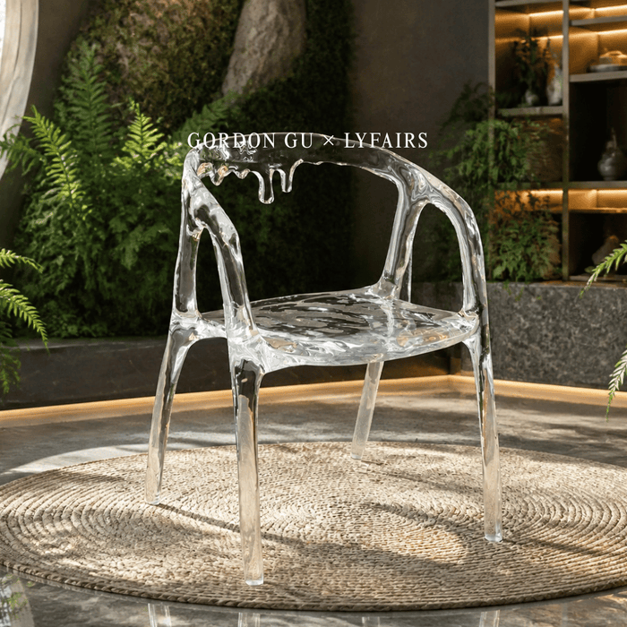 LYFAIRS x GORDON GU Glacier Amber Crystal Chair