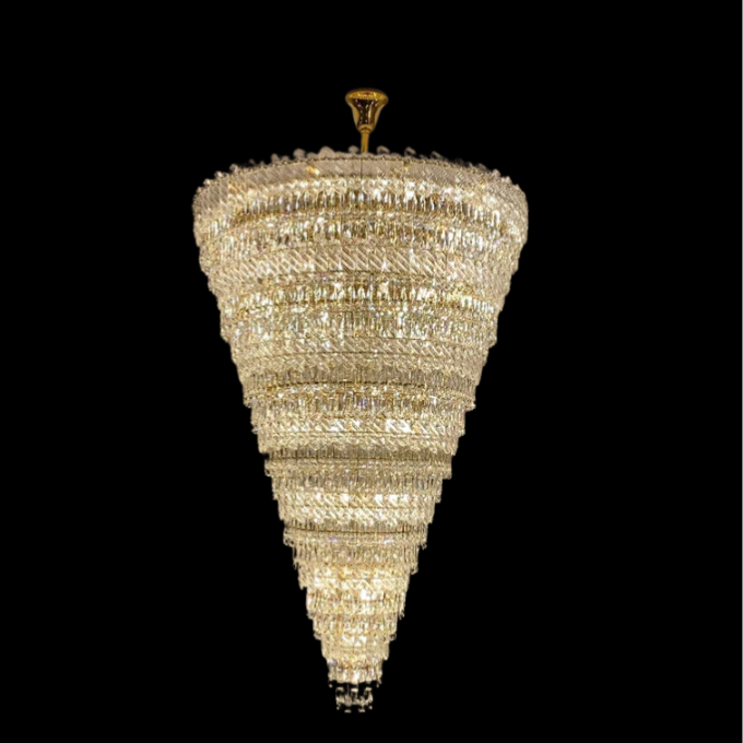Extra Large Luxury Crystal Chandelier for Staircase/Living Room/Foyer/Villa