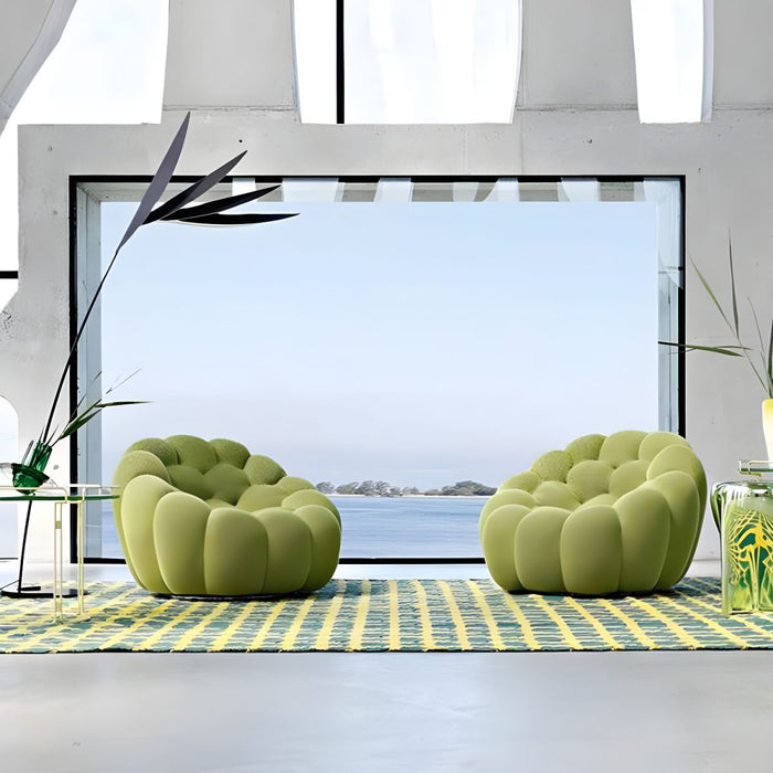 Mezcla de algodón moderno/sofá redondo/rectangé colorido/sofá silla