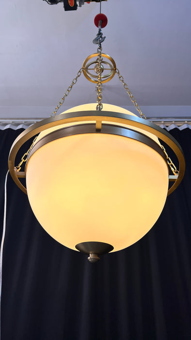 Modern White Globe Chandelier for Living Room/Bedroom