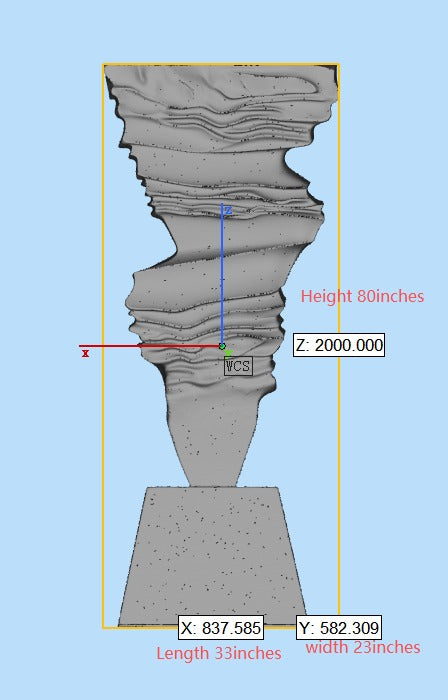 Creative Irregular Shape Metal Sculpture