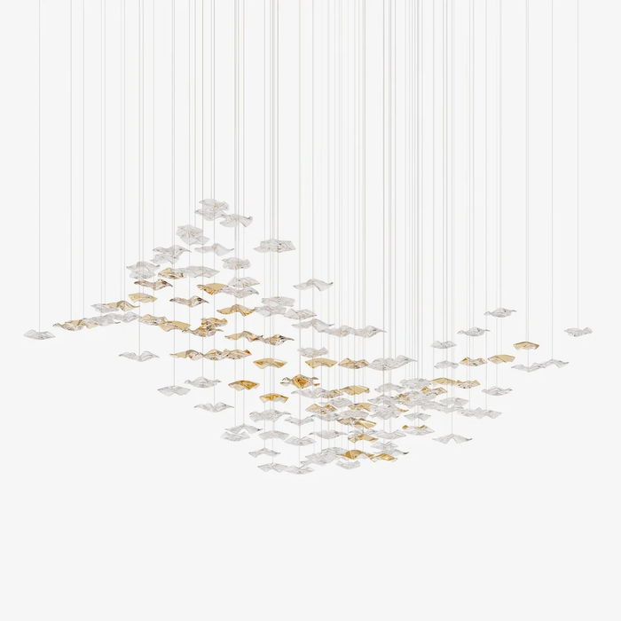 Modern Floating Starfish Glass Chandelier for High Ceiling/Hotel/Restaurant