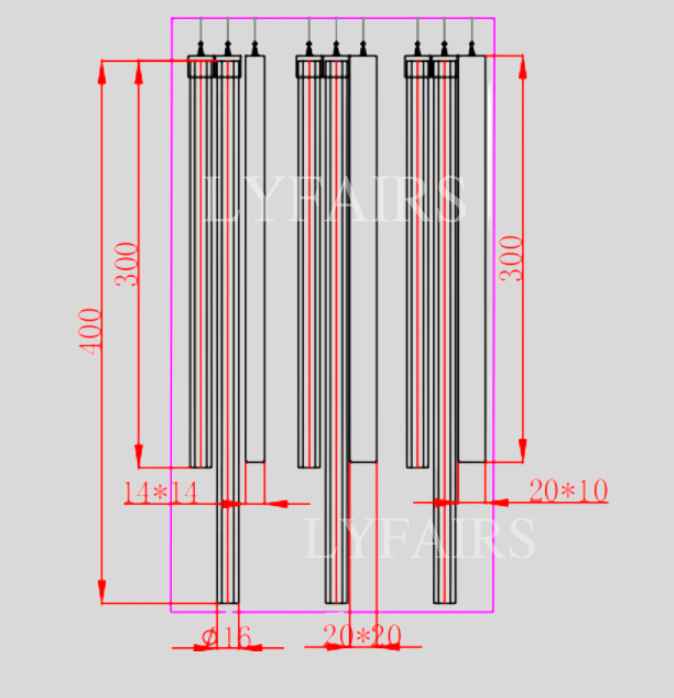 Modern Luxury 7-Tiered Floating Glass Chandelier Flush Mount for High-ceiling/Staircase/Duplex