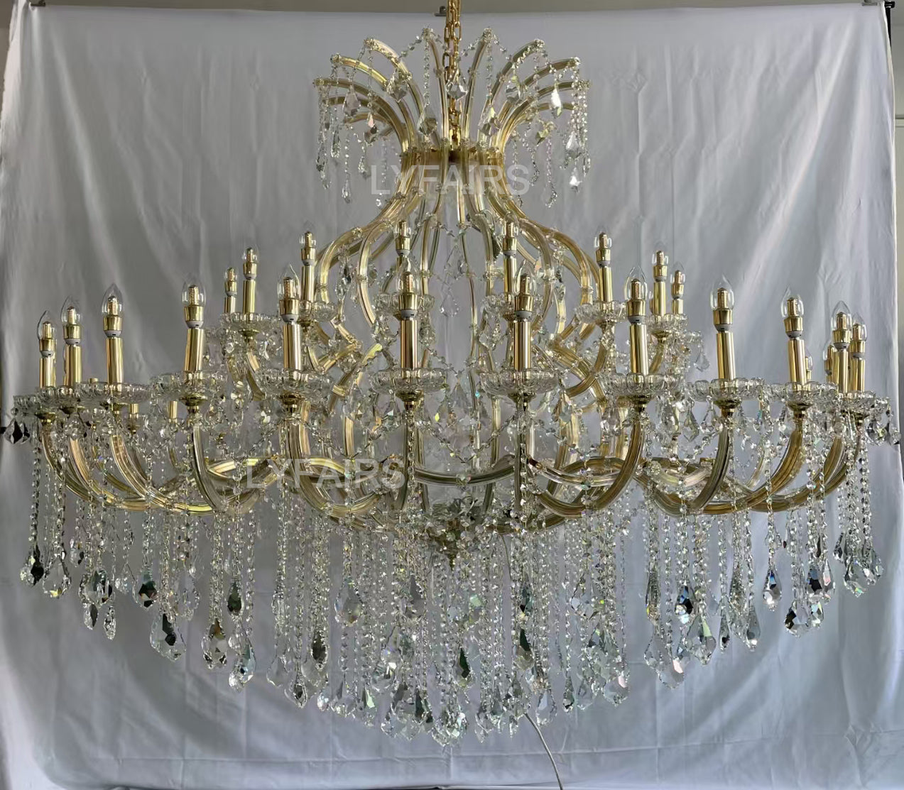 Crystal Vintage Staircase Chandelier