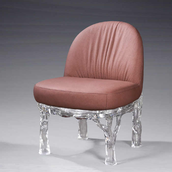 LYFAIRS x GORDON GU Branches Dawn Leather Chair