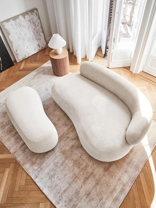 Divano Hot Dog in tessuto minimalista per soggiorno/camera da letto