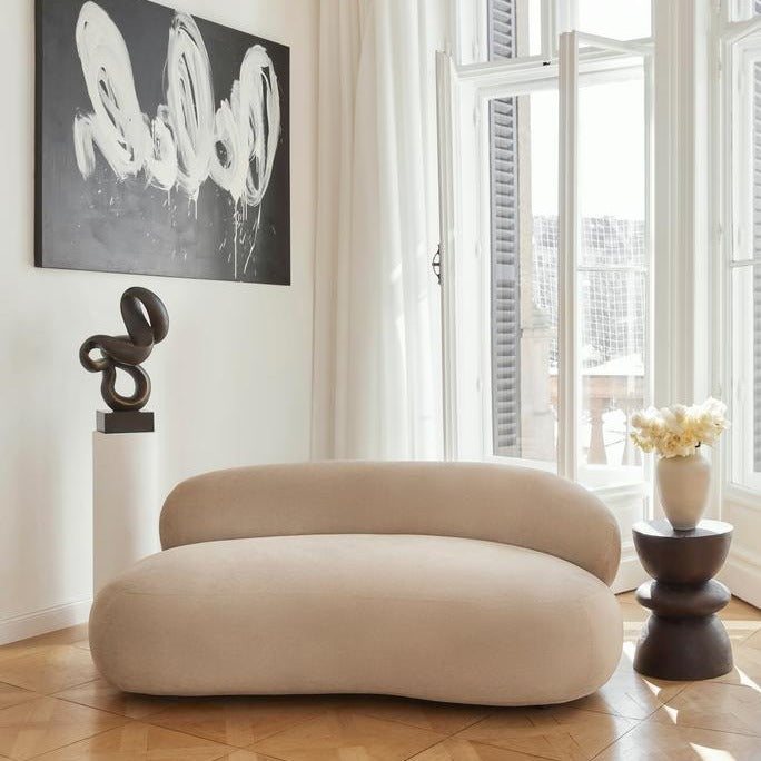Divano Hot Dog in tessuto minimalista per soggiorno/camera da letto