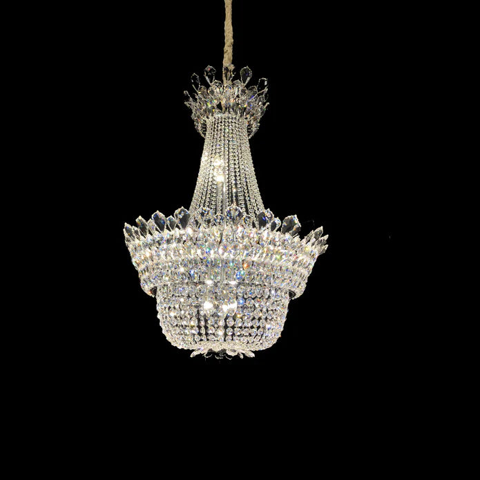 Empire Crystal Pendant Chandelier for Foyer/Entryway