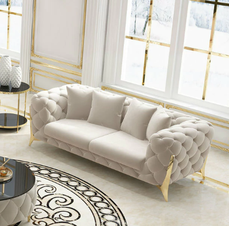 Luxury 1/2/3-Seater Cream Sofa