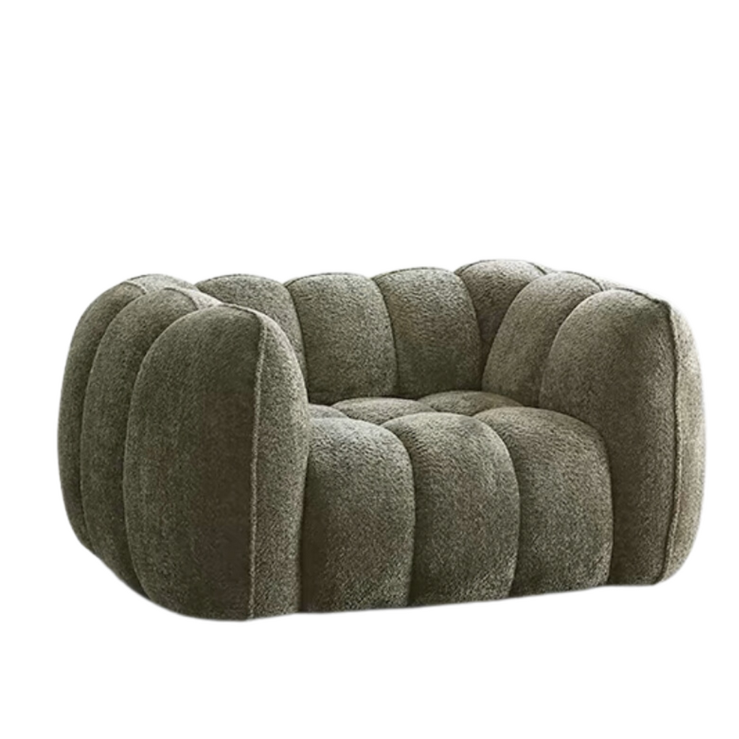 Scandinavian Vintage Fabric Pumpkin Sofa — Lyfairs