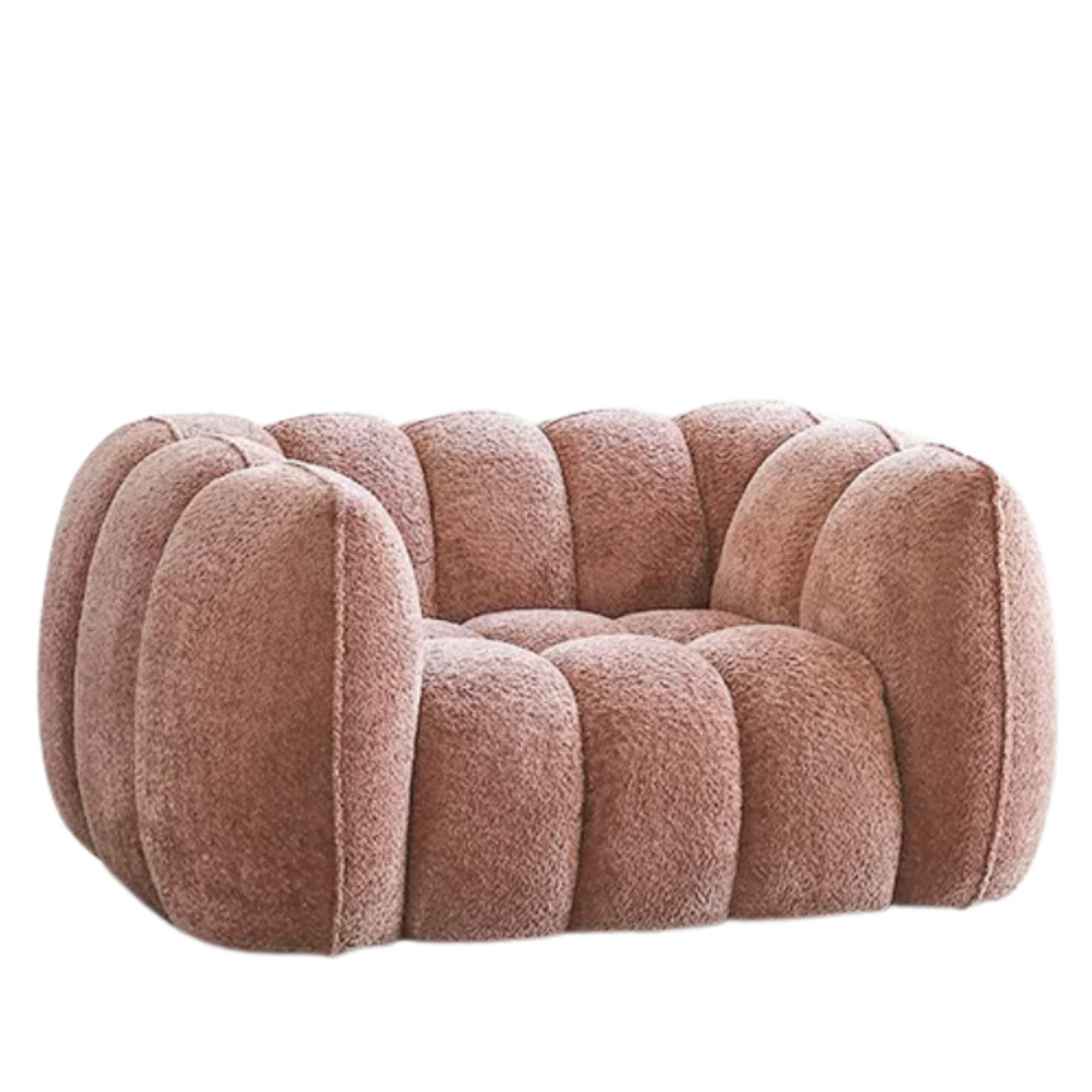 Scandinavian Vintage Fabric Pumpkin Sofa — Lyfairs