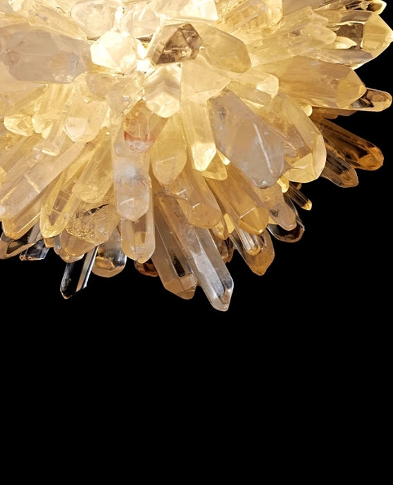 Natural Crystal Cluster Ambient Pendant Light