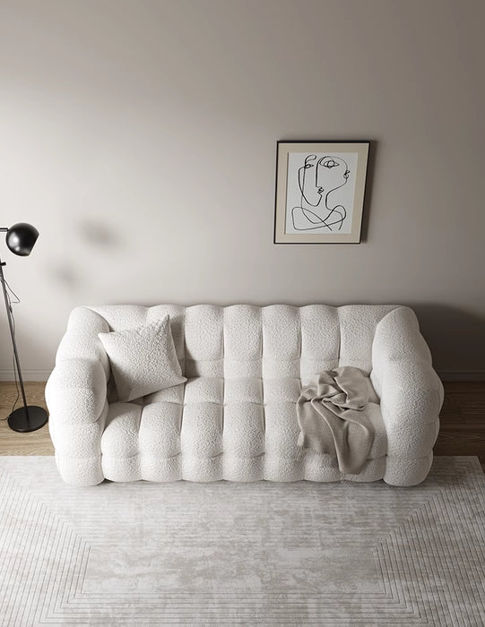 Nordic Marshmallow Bread Fabric Sofa