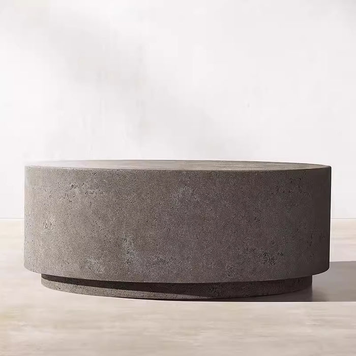 Tavolino da caffè in cemento Wabi-Sabi