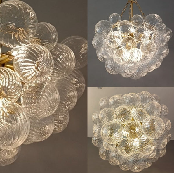 Modern Balloon Glass Chandelier for Low-ceiling — Lyfairs