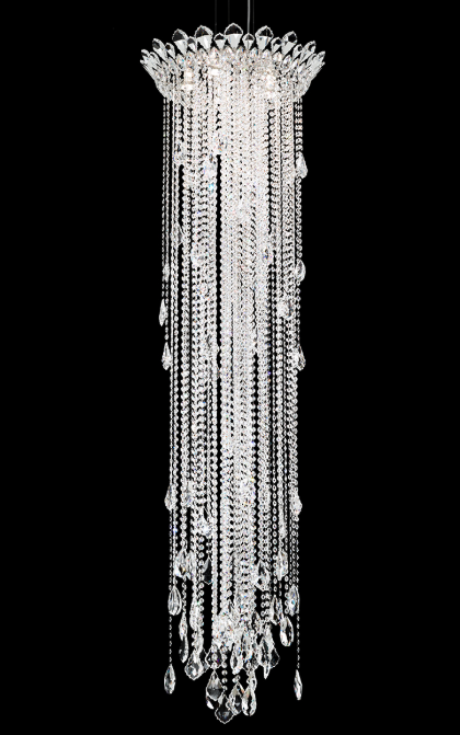 Extra Large Light Luxury Stairwell Crystal Tassel Chandelier for Staircase/High Floor Hall/Loft