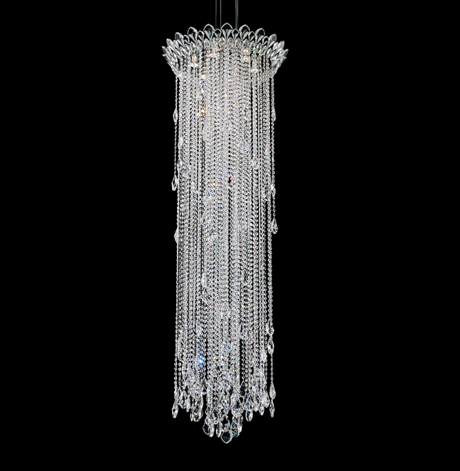 Extra Large Light Luxury Stairwell Crystal Tassel Chandelier for Staircase/High Floor Hall/Loft