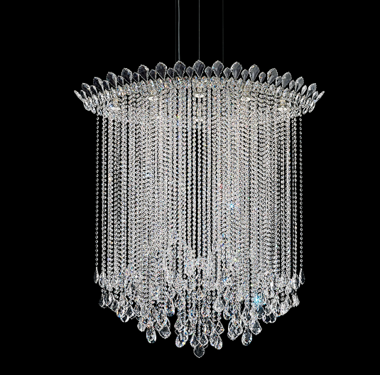 Extra Large Light Luxury Stairwell Crystal Tassel Chandelier for Staircase/High Floor Hall/Loft