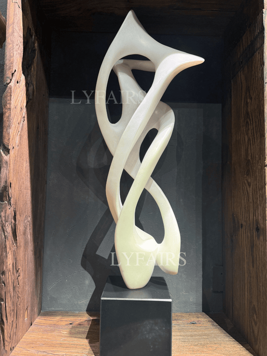 Sinuous Intertwined Abstract Sculpture