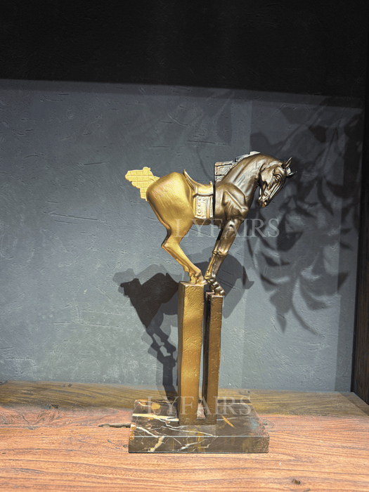 Fragmented Equine Equestrian Sculpture