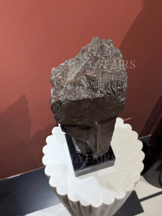 Primitive Fragmented Abstract Face Sculpture