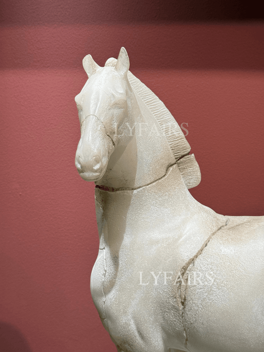 Tang Dynasty Style Fractured Horse Sculpture