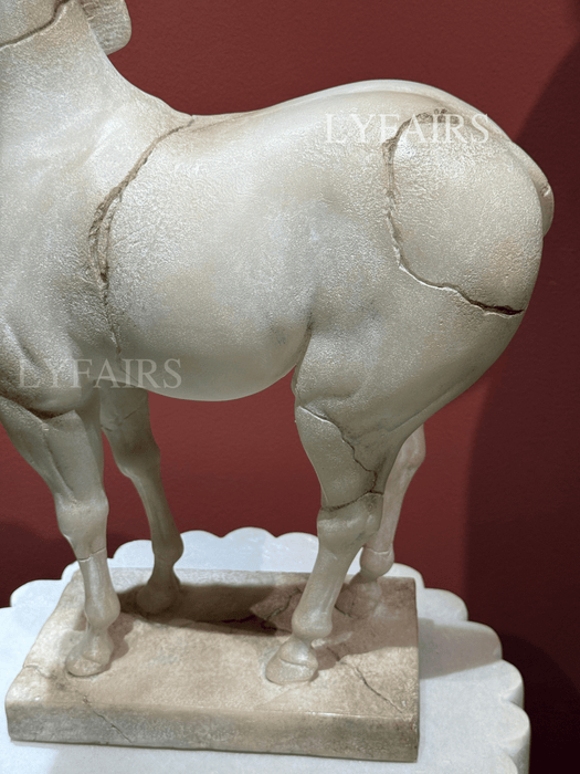 Tang Dynasty Style Fractured Horse Sculpture