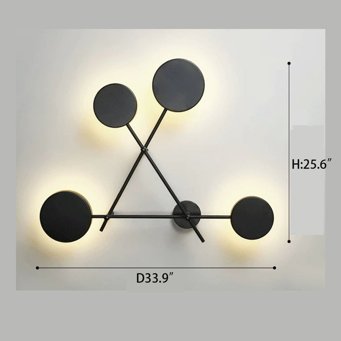 Black Modern Design Wall Lights Sconce For Bedroom LED Wall Lighting Fixture