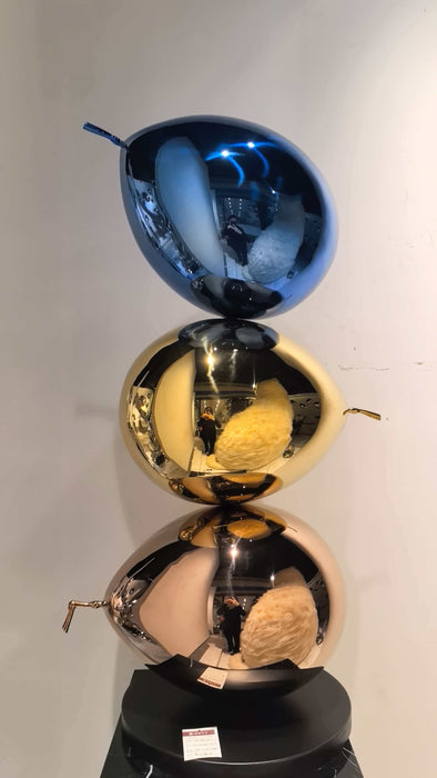 Art Design Red/Blue/Yellow Stainless Steel Sculpture