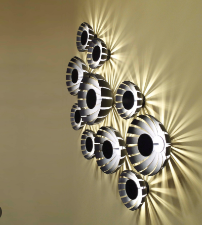 Artistic Sunburst Disc Decorative Wall Sconce