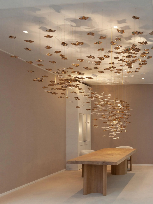 Modern Floating Starfish Glass Chandelier for High Ceiling/Hotel/Restaurant