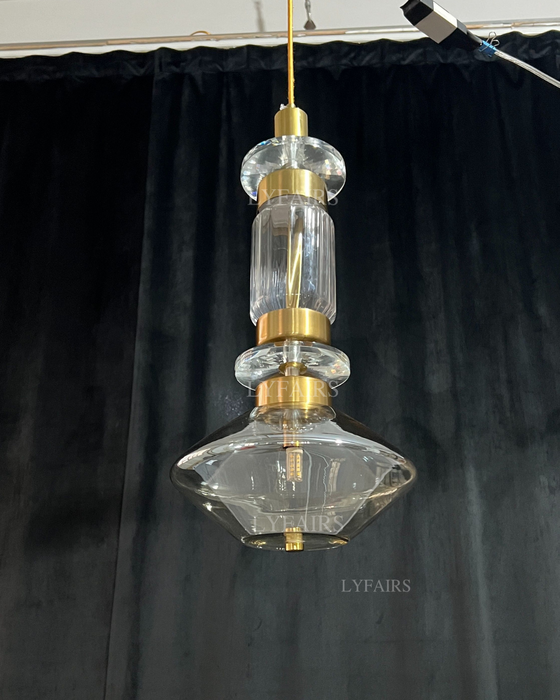 Irregular Art Glass Pendant Lamp