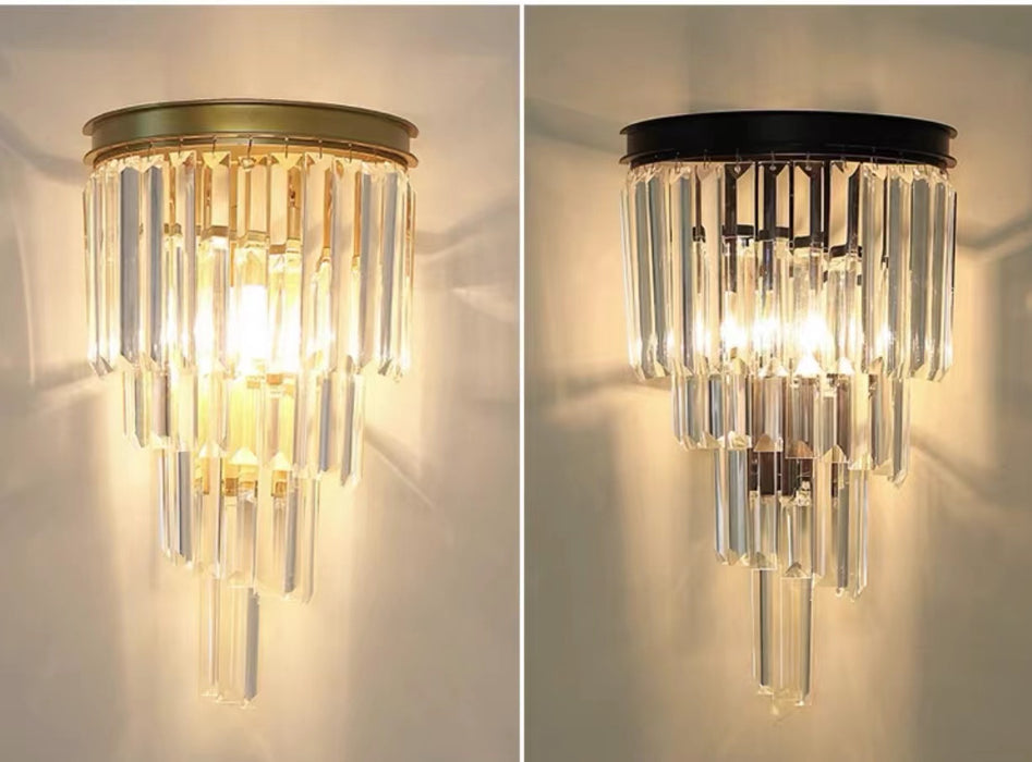 Lámpara de pared de cristal moderna 