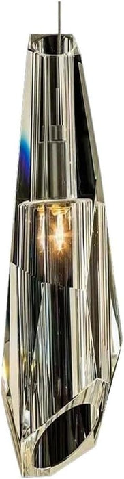 Lámpara colgante moderna de cristal gris ahumado para la isla de Kitcehn