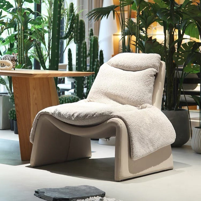 Chenille Lounge Sofa Chair