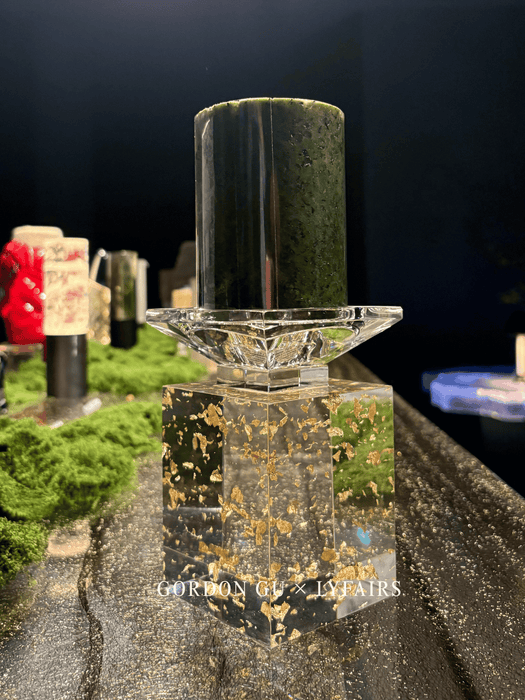 LYFAIRS x GORDON GU Glacier Crystal Cube Candlestick Collection