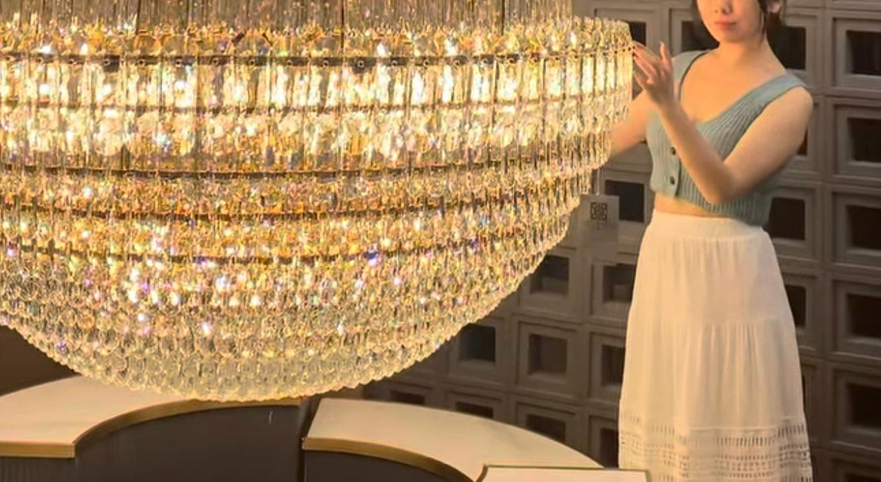 Customized Chandelier 4 Feet Wide 2 Feet High