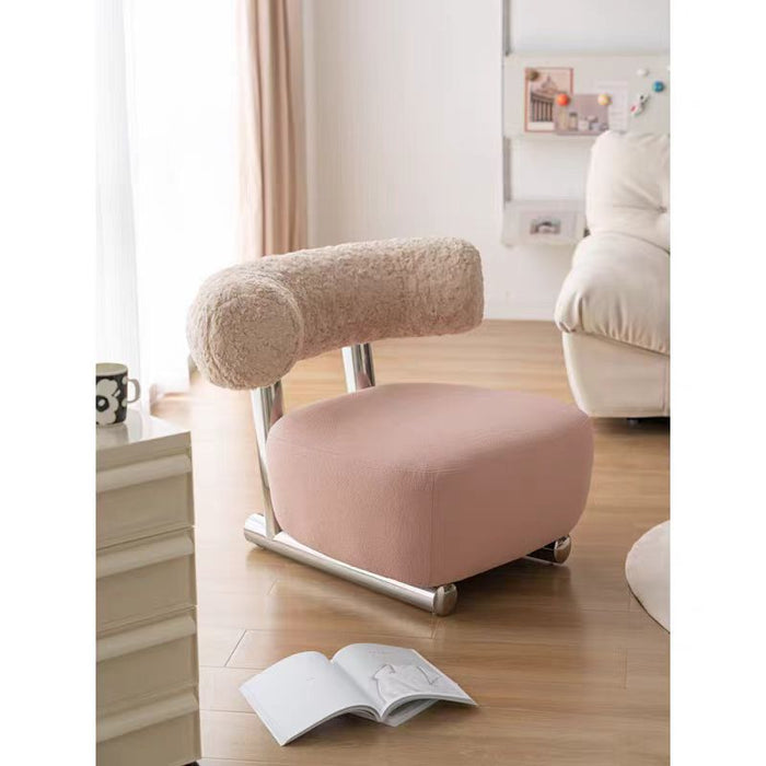 Lovely Fluff Sledge Lounge Chair for Bedroom/Living Room