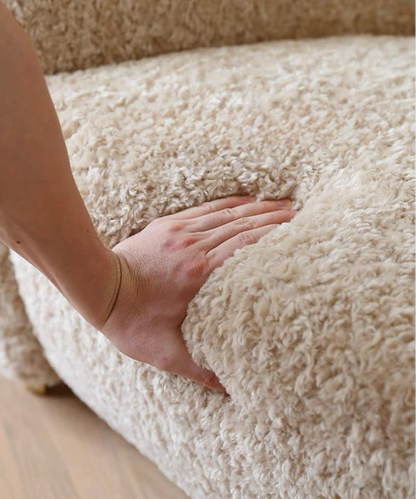 French Medium Antique Cream Style Upholstered Chair